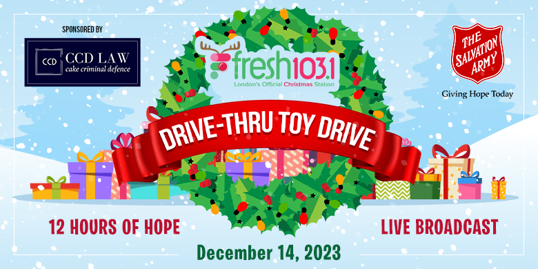 103.1 Fresh Radio Drive-Thru Toy Drive 2023