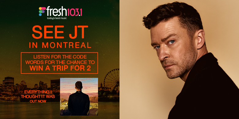 WIN A Trip to see JUSTIN TIMBERLAKE in Montreal!