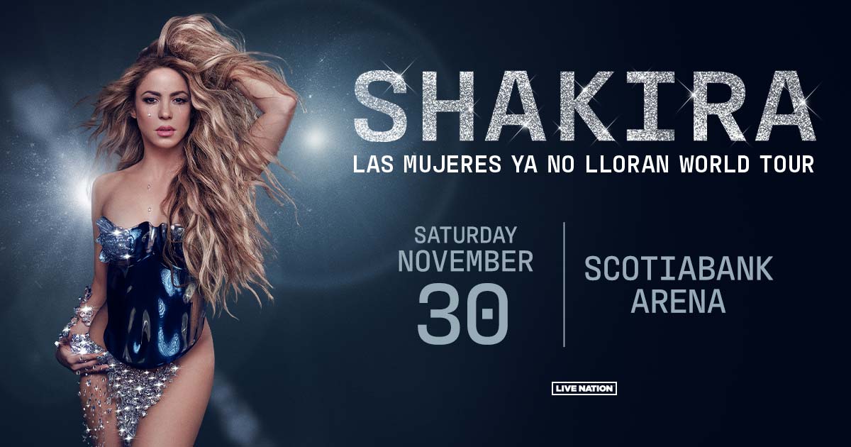 Shakira Las Mujeres Ya No Lloran Tour 2024 103.1 Fresh Radio