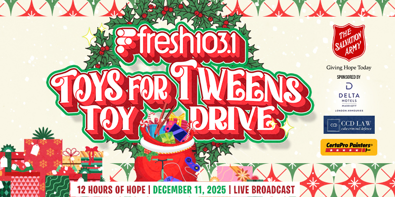103.1 Fresh Radio’s Toys for Tweens Toy Drive 2025